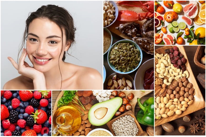 6 chất dinh dưỡng cần thiết cho làn da trắng mịn, căng bóng