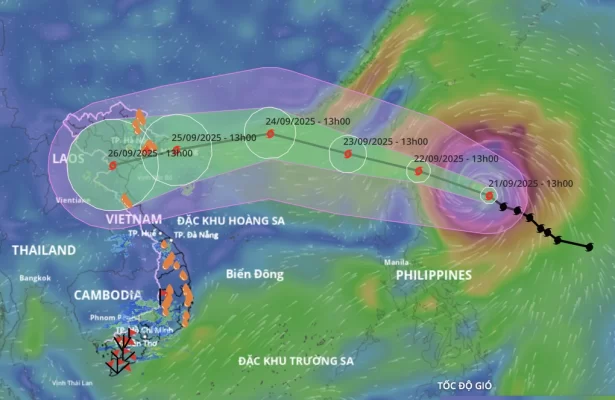 Bão Ragasa Gần Như Đổ Bộ: Hà Nội Đón Gió Mạnh & Mưa Lớn — Làm Sao Để Bảo Vệ Sức Khỏe?